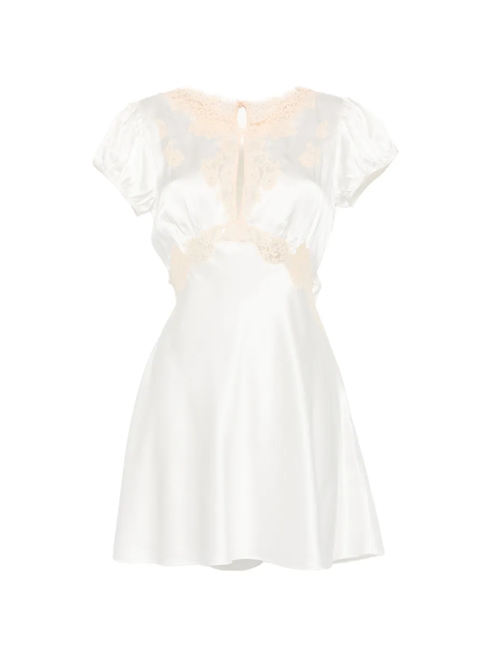 D&amp;Ocirc;en Junia Lace-Trim Mini Dress | Xs