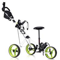 Costway 3 Wheel Push Cart With Seat | $254 off at Walmart