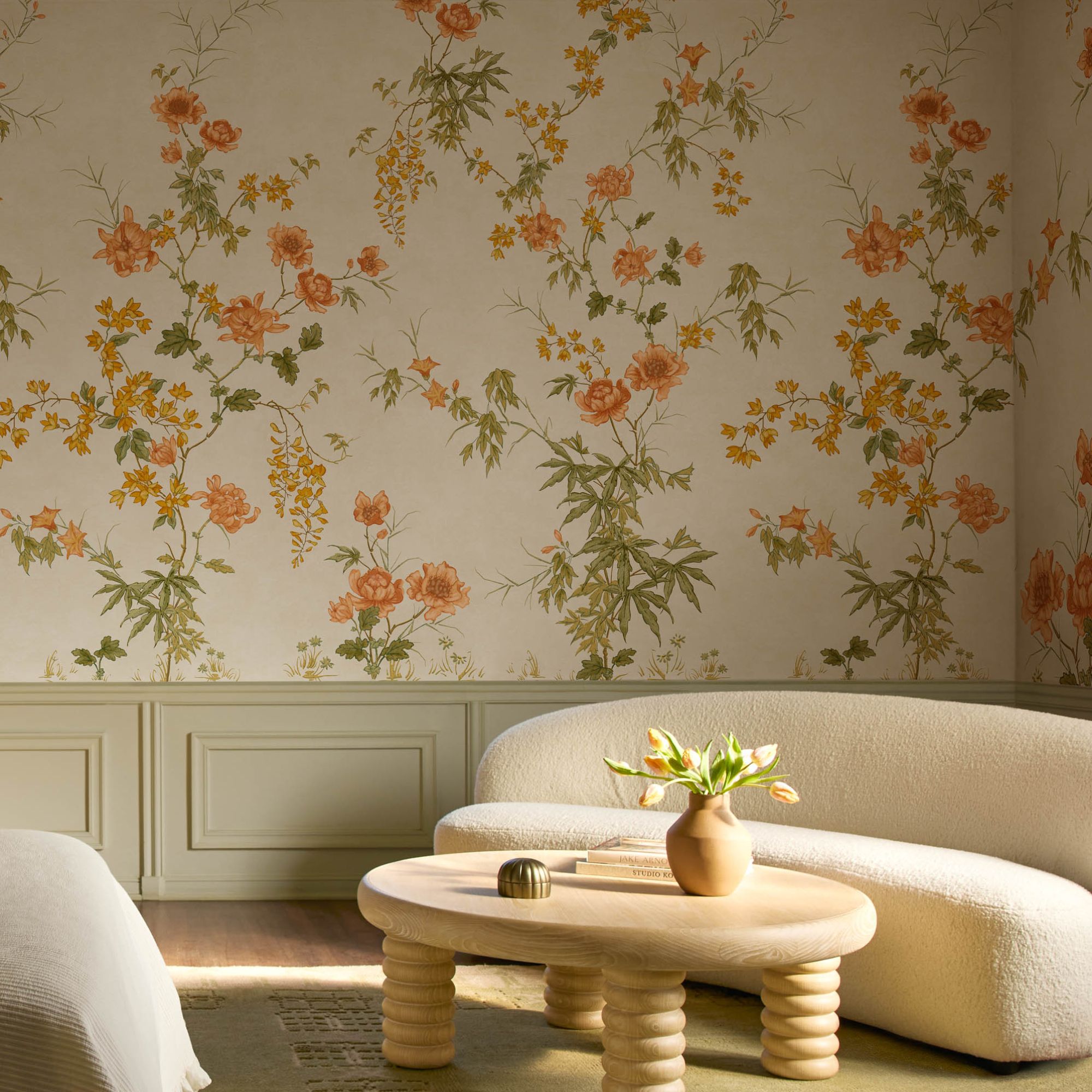 Fleurine wallpaper, $498, Lulu & Georgia 