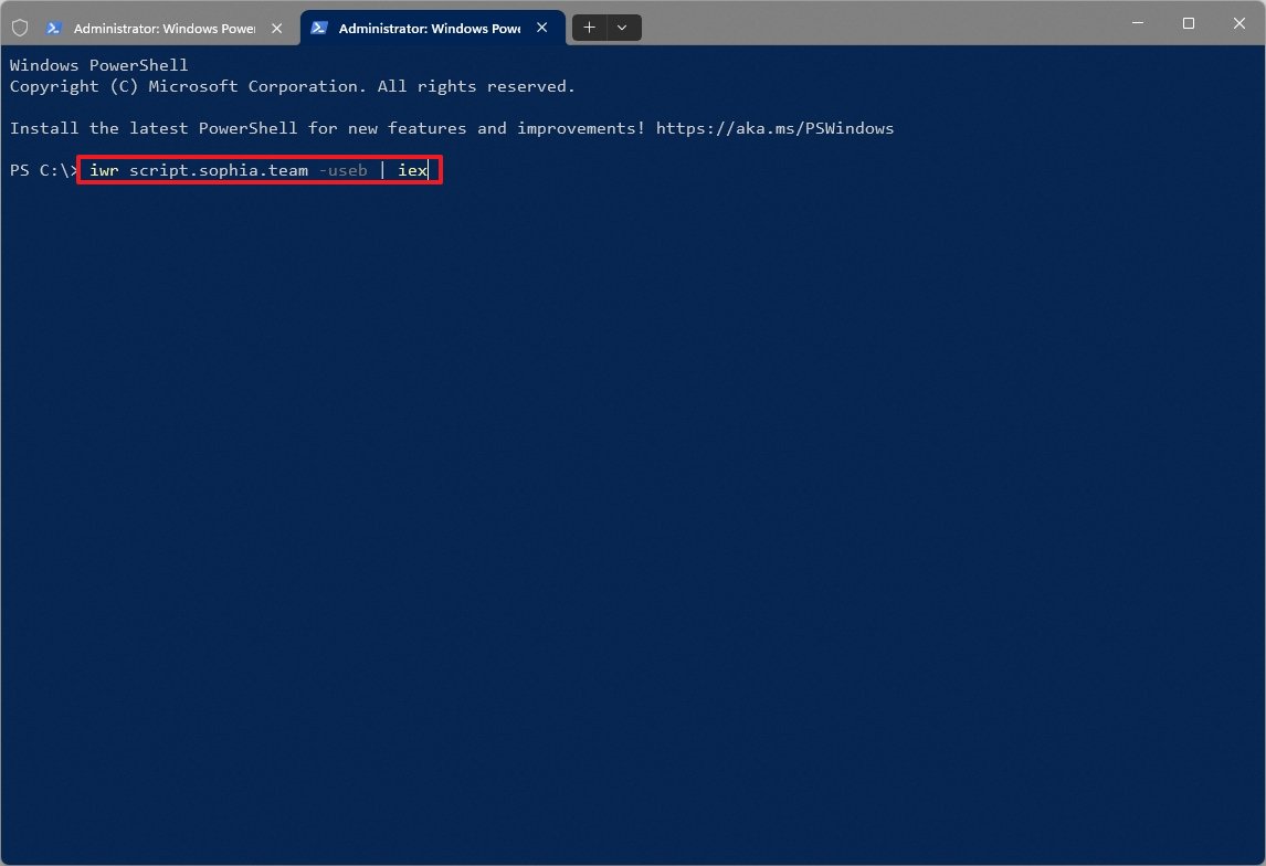 Sophia Script for Windows 11 download