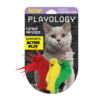 Playology Felt Fish Cat Toy with Catnip