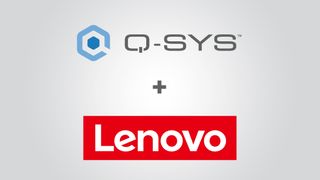 Q-SYS and Lenovo logos. 