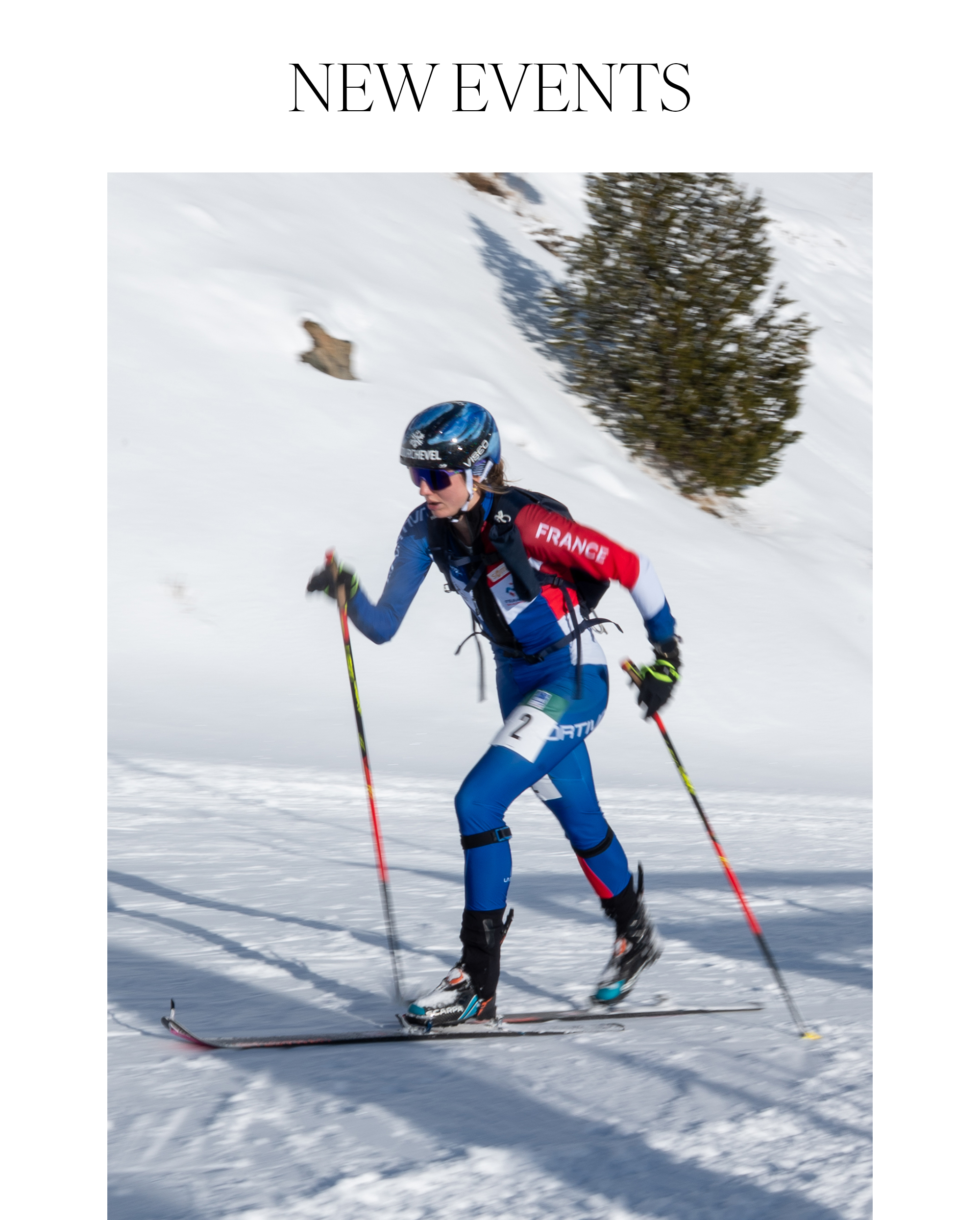 Emily Harrop of France participates in the Vertical Race in the ISMF Ski Mountaineering World Cup Comapedrosa Andorra 2026 in Arinsal, Andorra, on January 25, 2026.