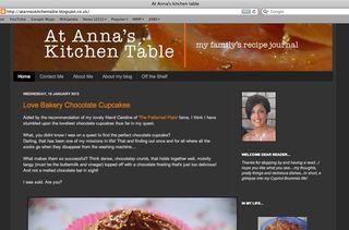 At Anna's kitchen table blog