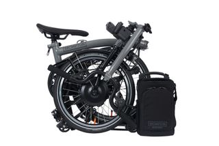 Brompton Electric P Line fully folded