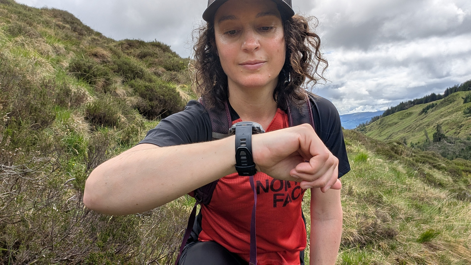 Garmin Fenix 8 Pro in use