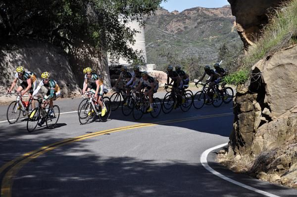 Kelly Benefit Strategies team members continue their ascent of Mulholland Highway.
