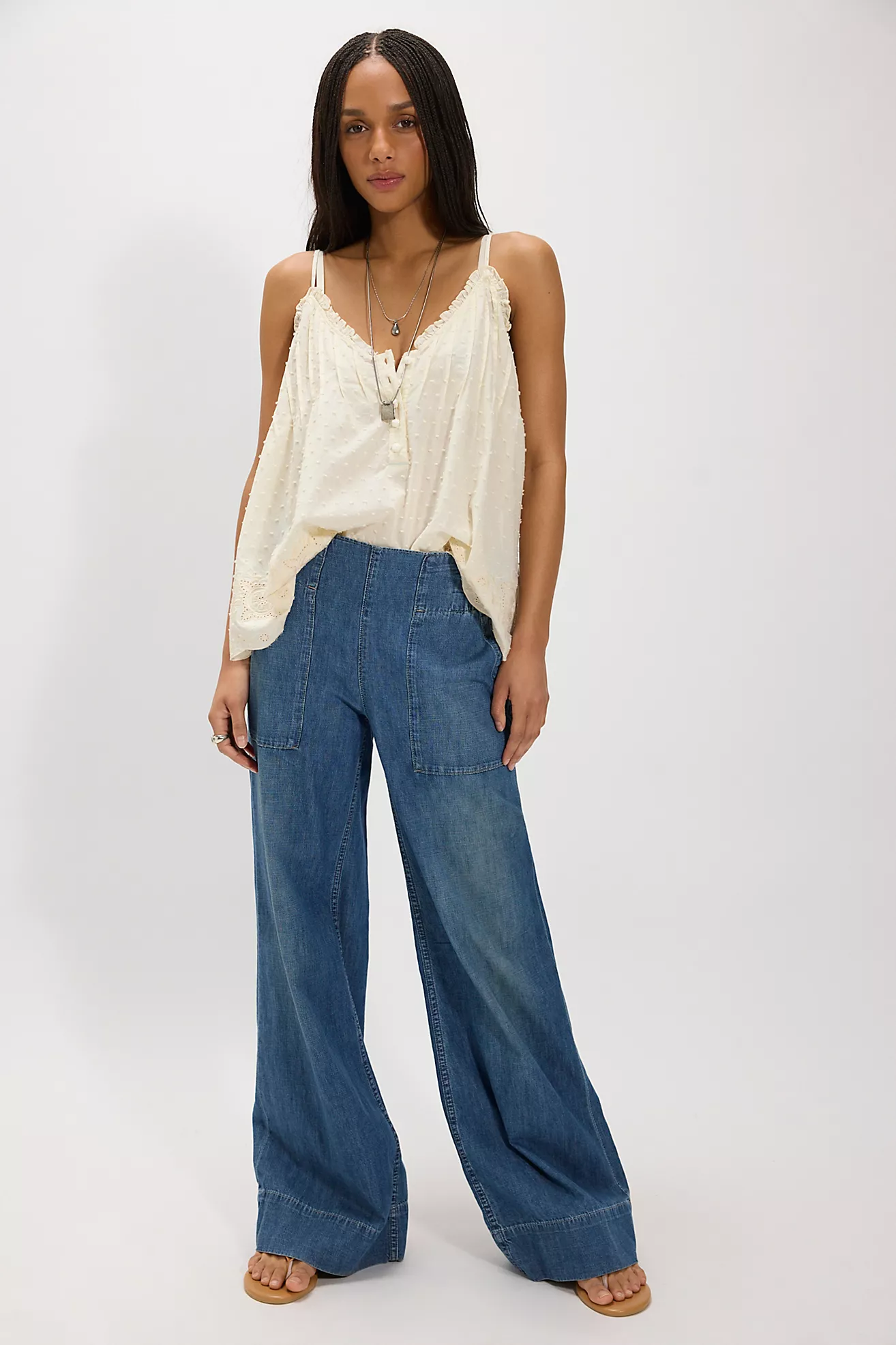 We the Free Breezy Denim Pull-On Jeans