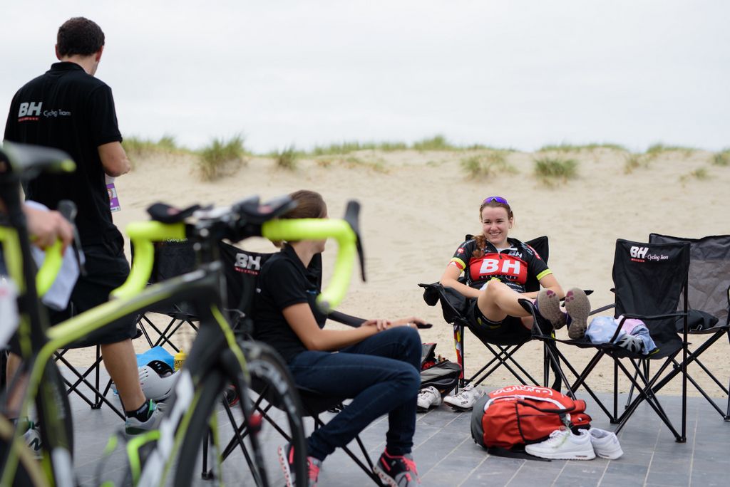 Relaxed vibes at BH Cycling pre-stage