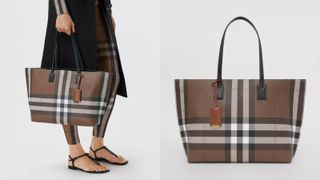 Burberry designer tote bags