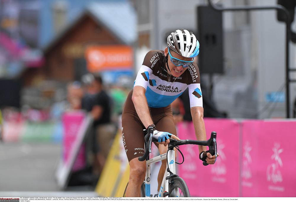 Romain Bardet (AG2R La Mondiale) at stage 6 at Criterium du Dauphine