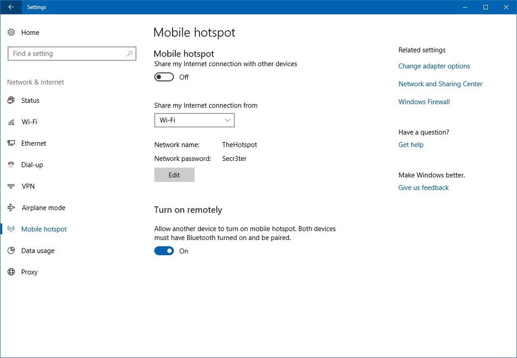 How to share an internet connection using a wireless hotspot on Windows ...