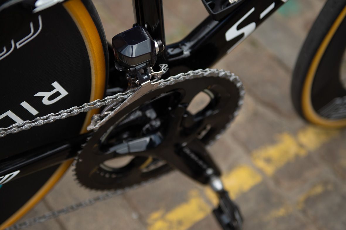 Deceuninck-QuickStep were another team to use special wax lubricants on their chains