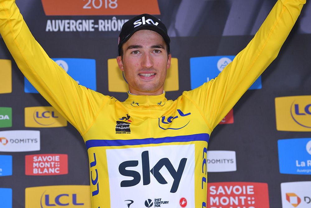 Gianni Moscon (Team Sky) leads Criteirum du Dauphine