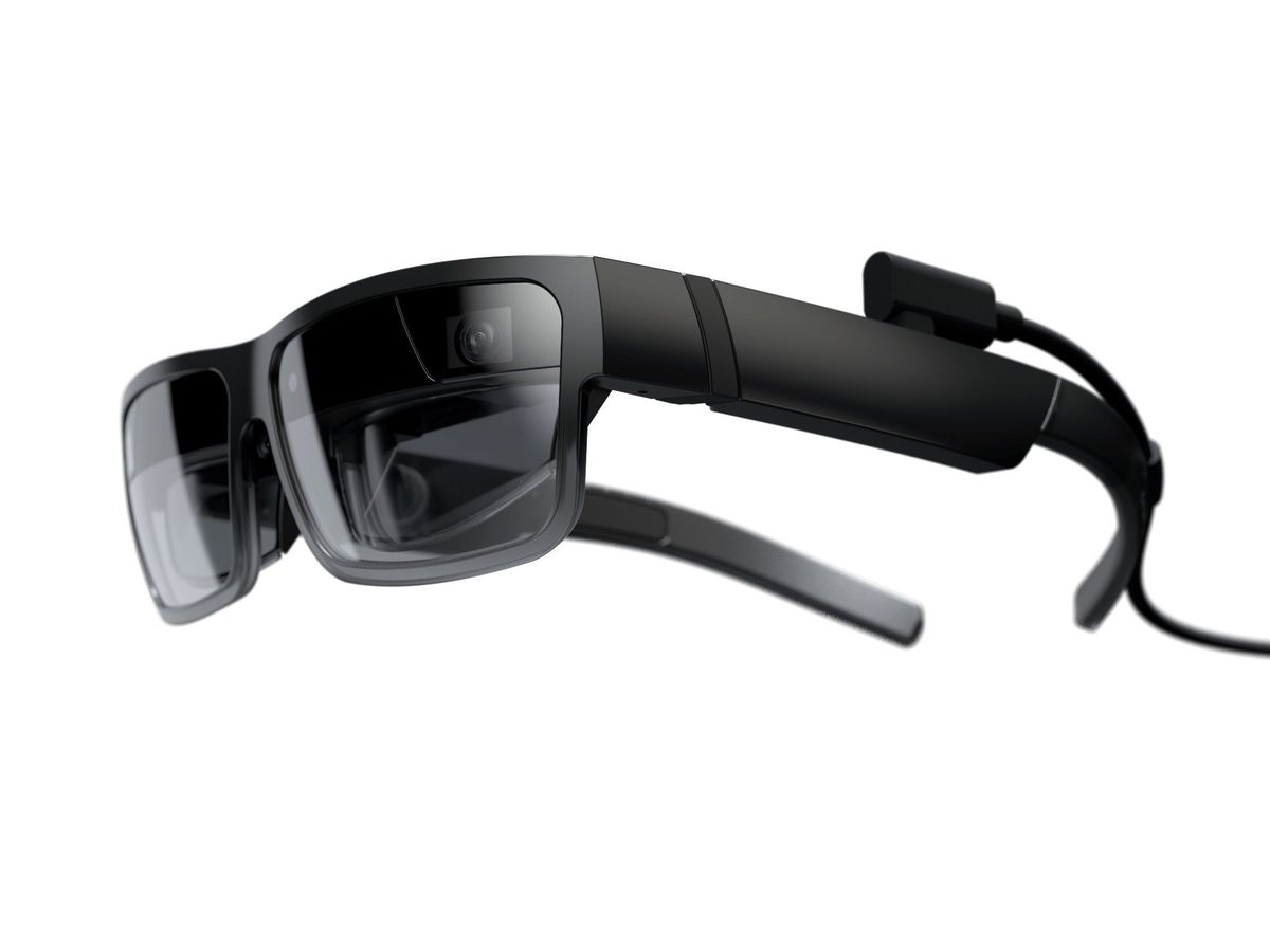 ThinkReality A3 smart glasses side