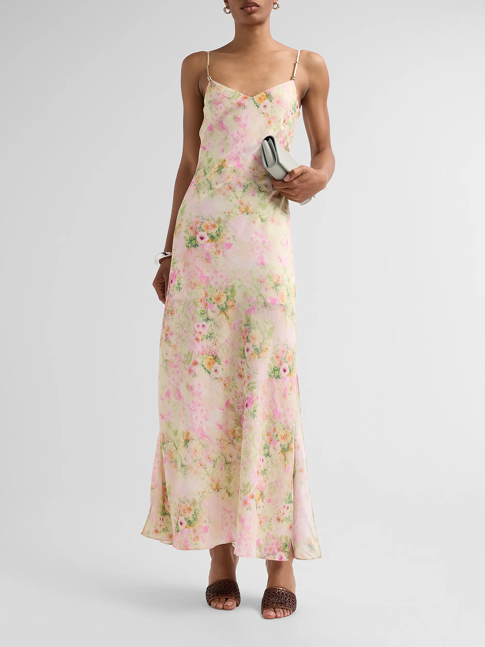 Marcella Floral Voile Maxi Dress