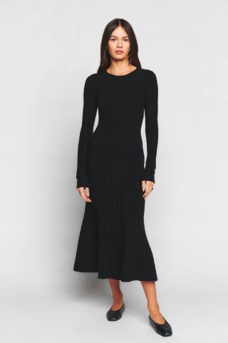 Cute WInter Dresses | Reformation Evan Cashmere Dress 