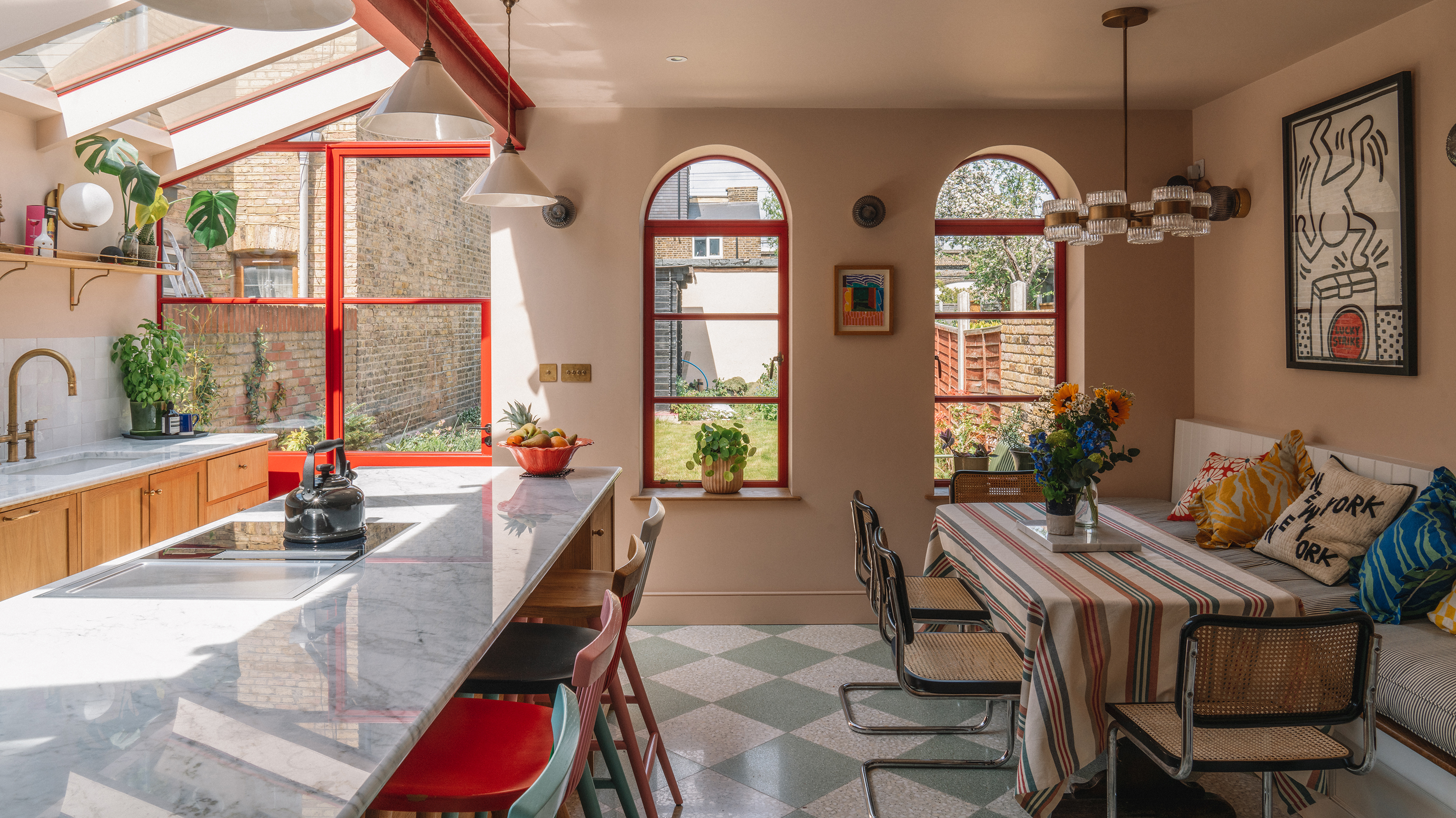 Otto Tiles in colourful kitchen