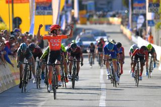 Marianne Vos delivered such a powerful sprint at Trofeo Alfredo Binda in 2019 that she had time to start the celebrations before she went over the line