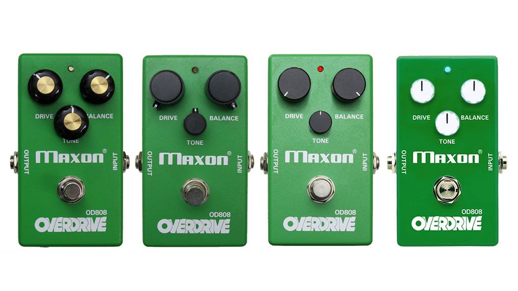 Maxon OD808 40th anniversary pedals