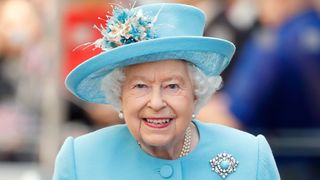 Queen Elizabeth II visits the British Airways headquarters