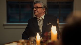 Nathan Lane as Dominick Dunne in episode 207 of Monsters: The Lyle And Erik Menendez Story