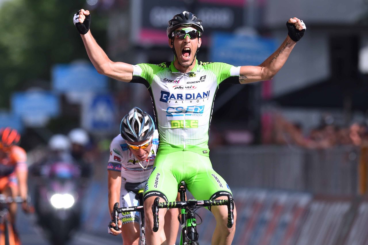 Nicola Boem took his first Grand Tour stage win