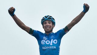 Lorenzo Fortunato wins on Monte Zoncolan