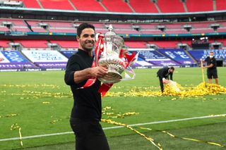 Mikel Arteta led Arsenal to the FA Cup less than eight months after his appointment.