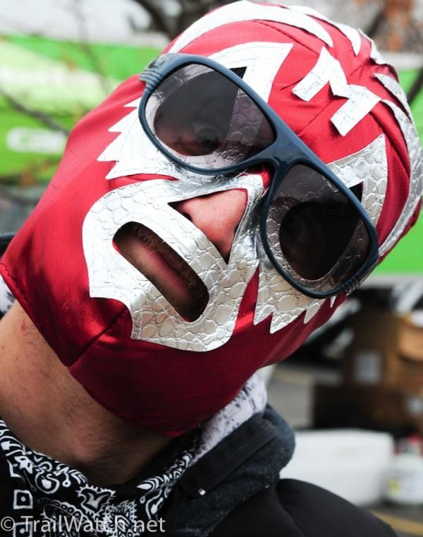 A colourful fan at the New Belgium Cup.