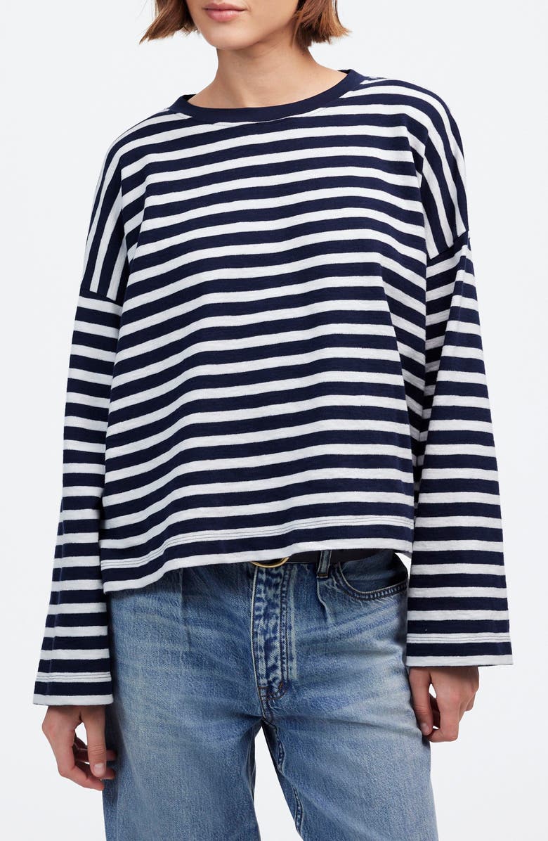 Easy Stripe Long Sleeve Top