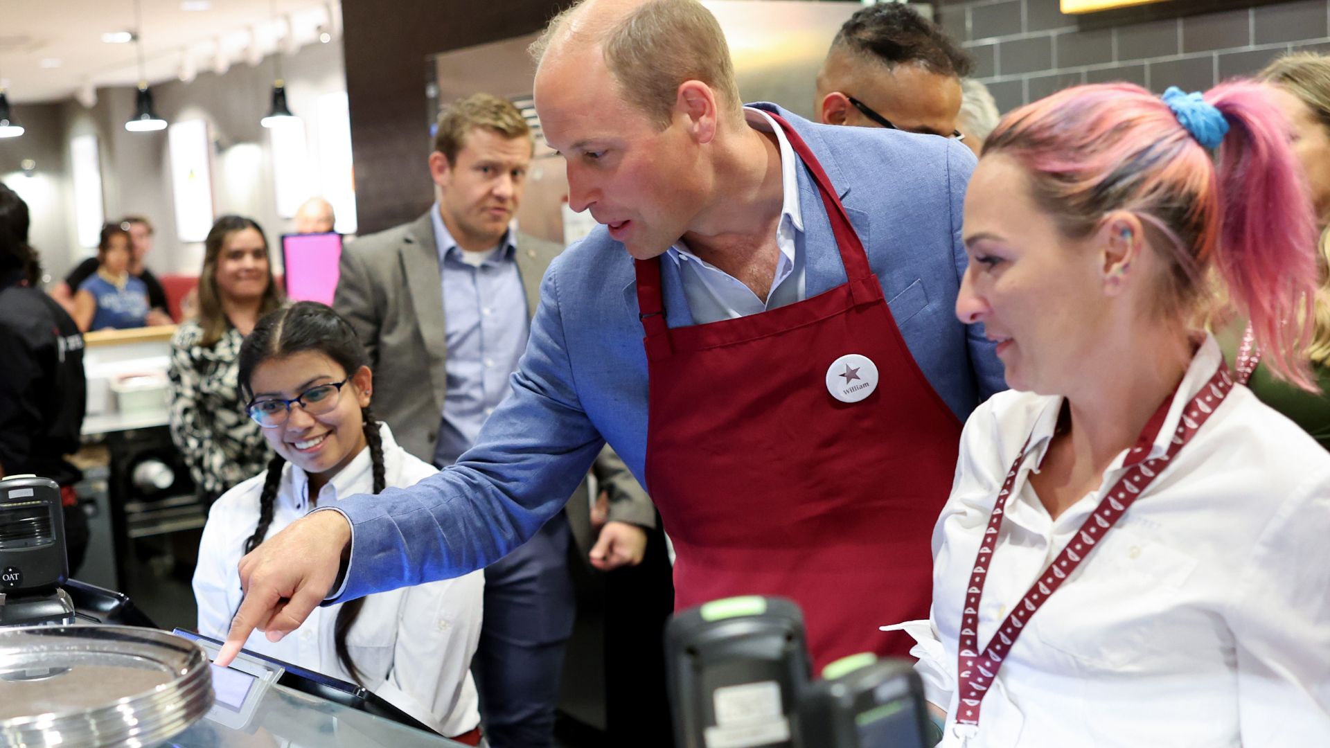 prince william at pret