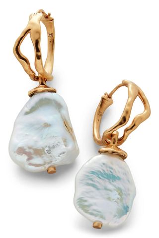 pearl baroque earrings
