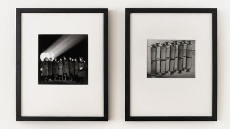 Two framed images from Lee Miller Archives