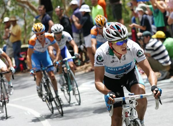 Skoda King of the Mountain leader Thomas Rohregger won the first climb.