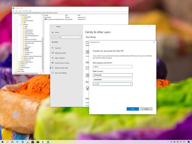 How To Disable Security Questions For Local Accounts On Windows 10 ...