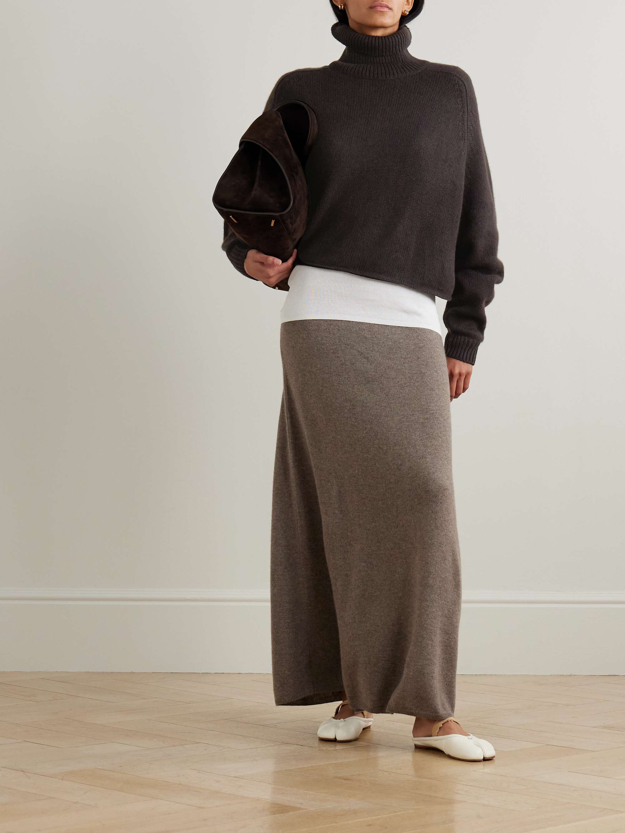 Cathie Cashmere Turtleneck Sweater