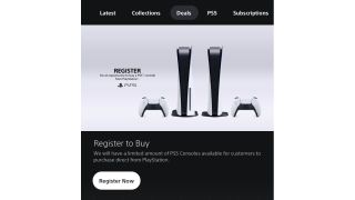 Register to buy PS5 PlayStation App screenshot