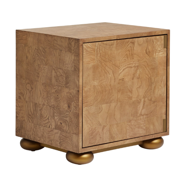 Midas Side Table - Warm Burl