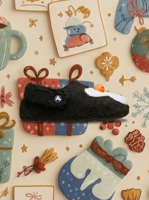 Crocs Kids Classic Cozzzy Penguin Slippers