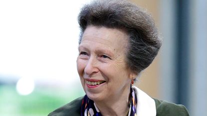 Princess Anne's recycled khaki coat