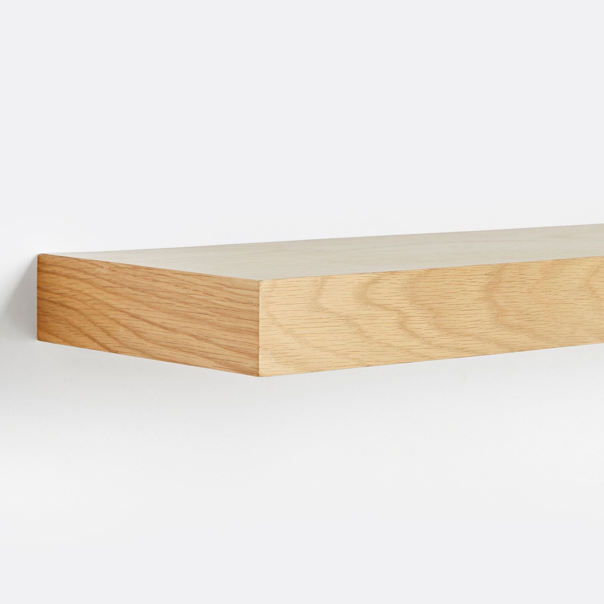 Wooden pine floating shelf