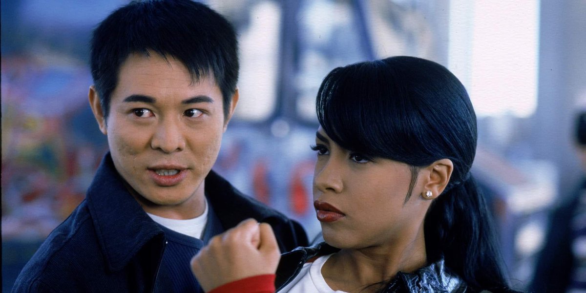 Jet Li and Aaliyah in Romeo Must Die