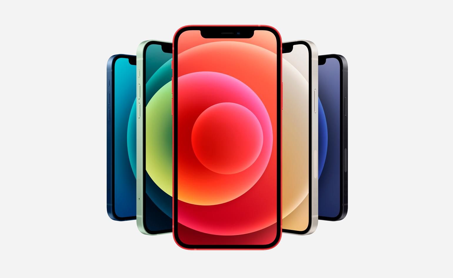 The five core hues of the iPhone 12