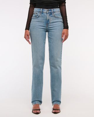 Curve Love Mid Rise 90s Straight Jean