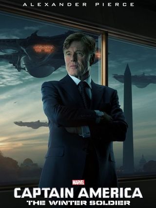 Captain America: The Winter Soldier Robert Redford poster