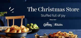Amazon Fresh Christmas banner