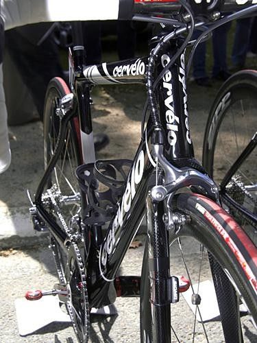 CSC-Saxo Bank has long used Cerv&eacute;lo's aero road frames