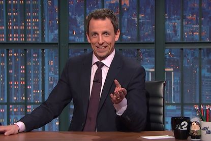 Seth Meyers talks about the SNL 40 after-party