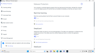 WithSecure Elements Endpoint Protection: Interface